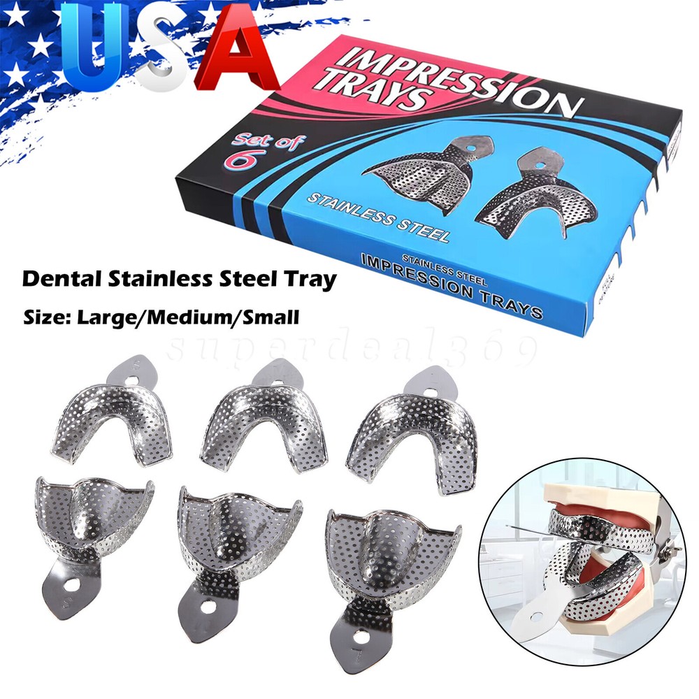 Dental Impression Tray 6 pcs OR