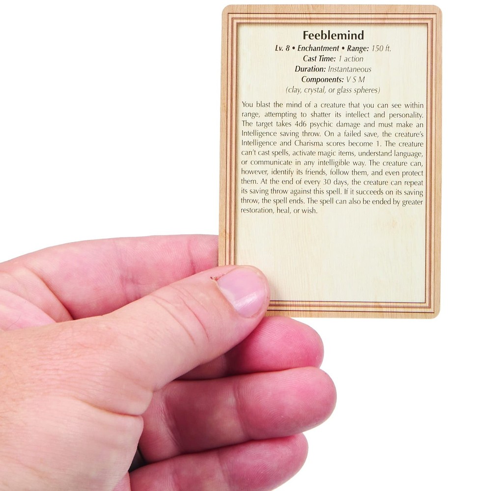 Spell Cards - DND 5e Compatible - Quick Reference Class Ability Decks - Pocke...