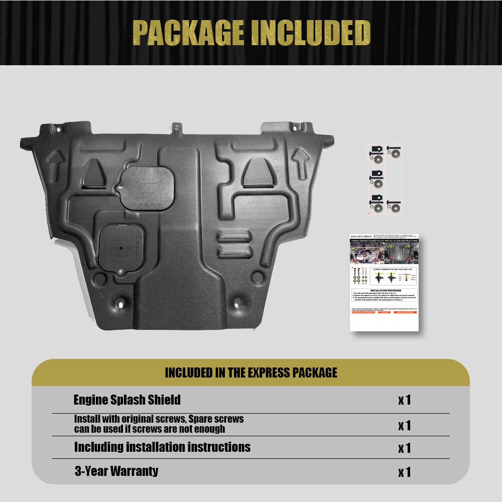 Engine Under Cover Fit For 2019-2024 Jeep Renegade Splash Shield Front Support