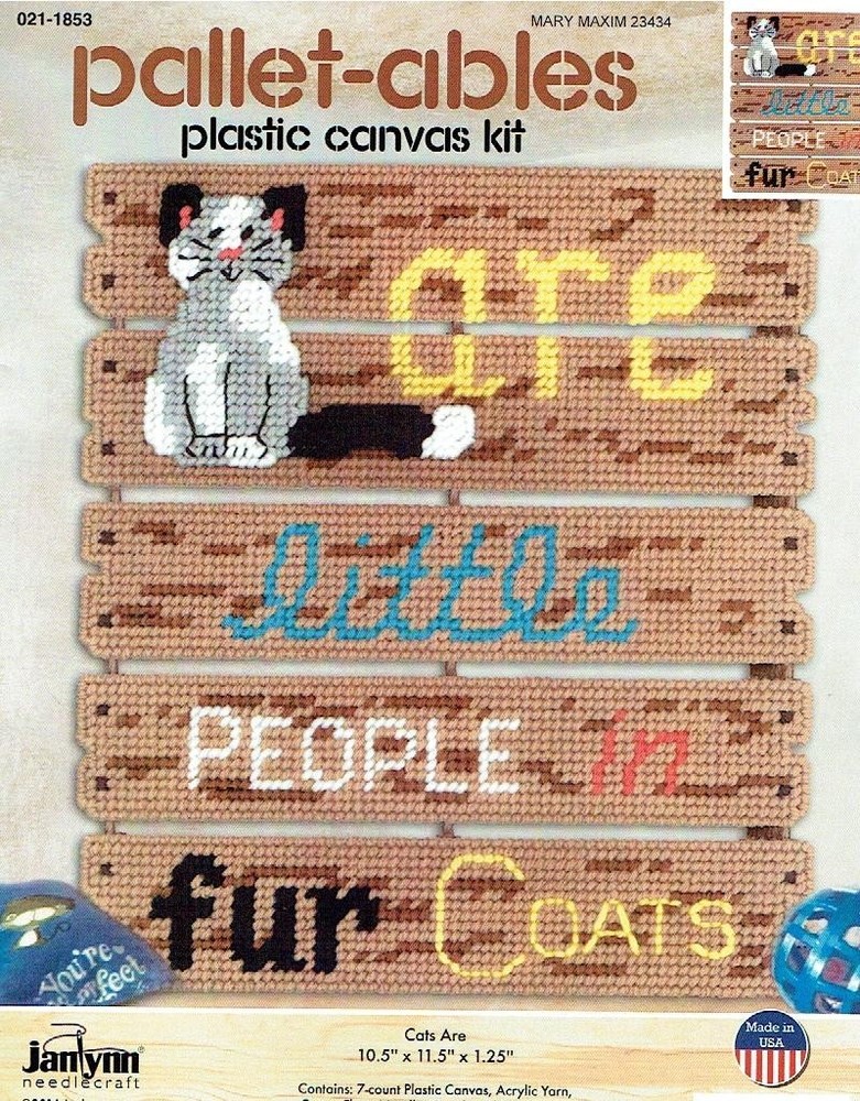 CATS ARE ... Wall Hanging  plastic canvas  PATTERN (#TF0105)