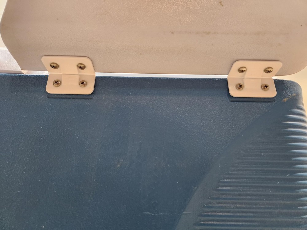 Replacement Hinges for a Rubbermaid Cooler