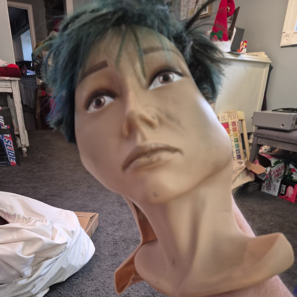 5 Mannequin Head Make up Slip On Hair Forms