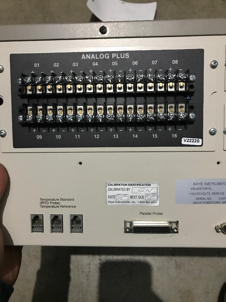 KAYE VALIDATOR KL THERMAL VALIDATION SYSTEM X1360 Rare