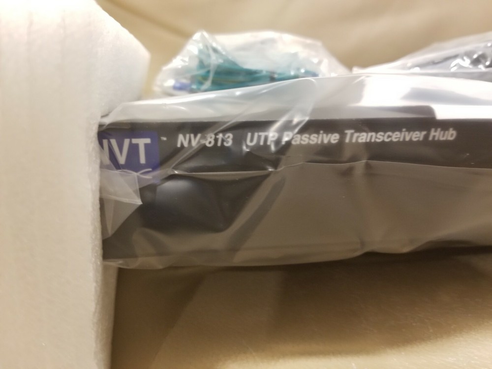 Network Video Technologies NVT NV-813 UTP Passive Transceiver Hub *New In Box*