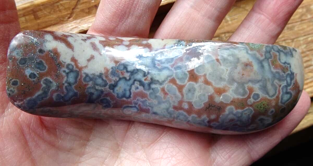 Ocean Jasper Curved Massage Wand mw5