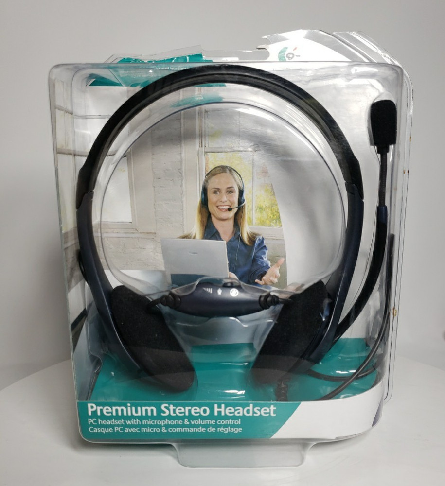 Opened Box Logitech Premium Stereo Headset # 980185-1403