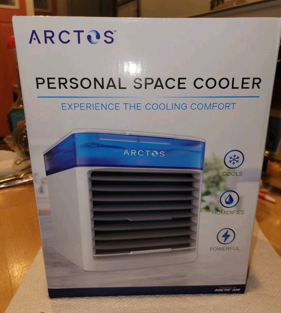 Arctos Portable Air Conditioner Evaporative Personal Air Cooler Humidifier NIB