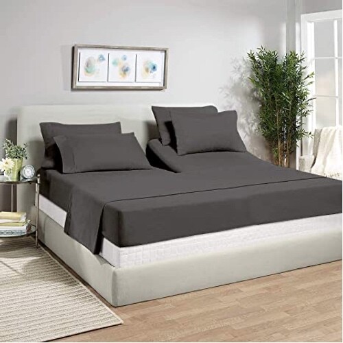 Split Flex Top King Bottom Fitted Sheet Only Sleep Number Mattress 1800 Threads