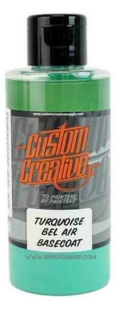 Custom Creative Solvent-Based Base Color Turquoise Bel Air150ml
