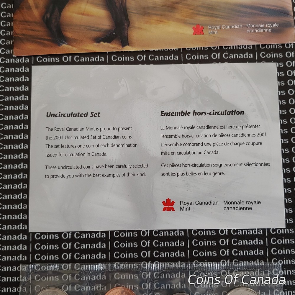 2001 P Canada Prooflike Uncirculated Set -Multiple Sets Available #coinsofcanada