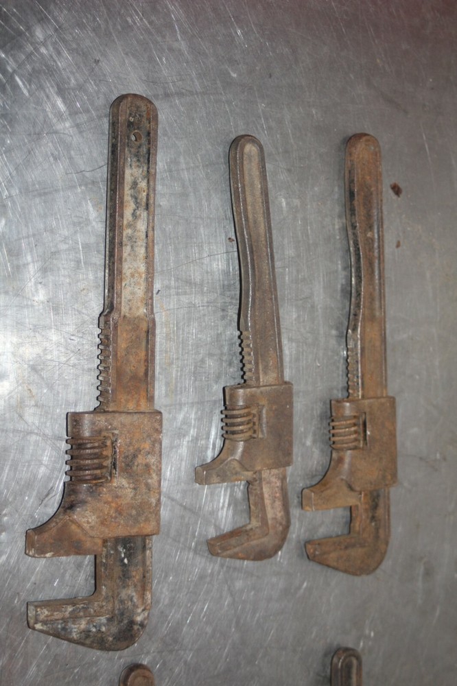 Vintage Pipe Wrench Set