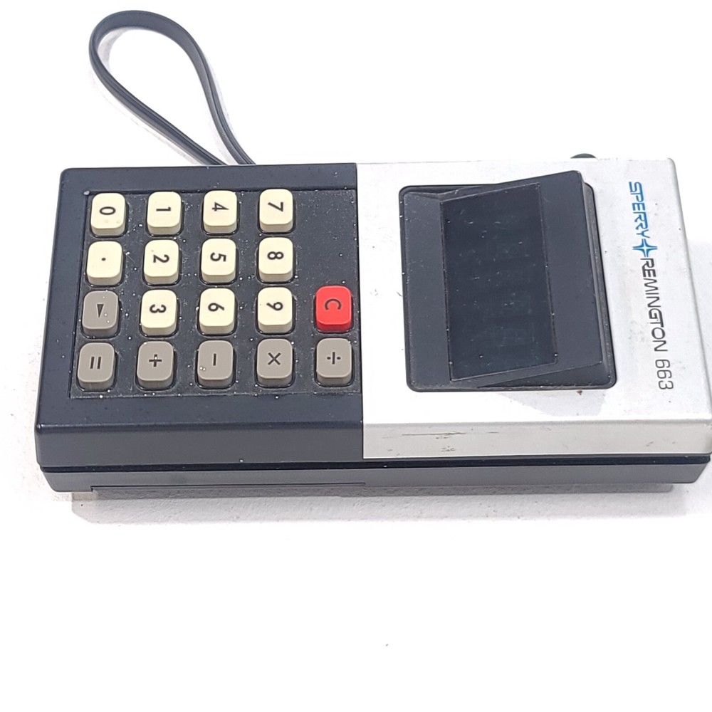 Vintage SPERRY REMINGTON Model 663 Electronic Calculator - UNTESTED
