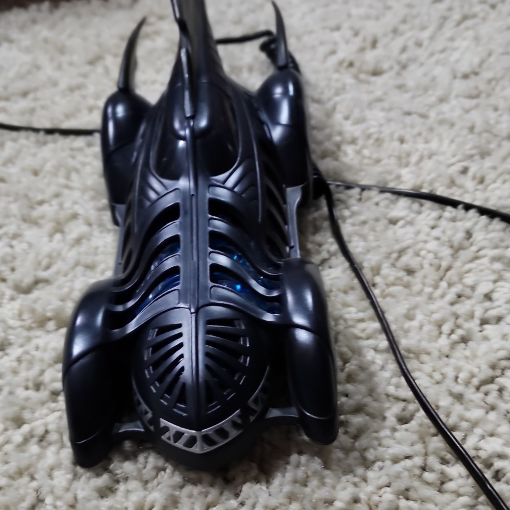 Batmobile Retro Corded Telephone Black Redial Flash
