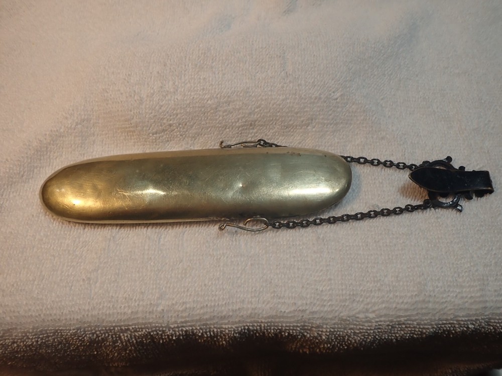1890'S BEAUTIFUL SILVER CHATELAINE CASE WITH BELT HOOK GREAT REPOUSSE!