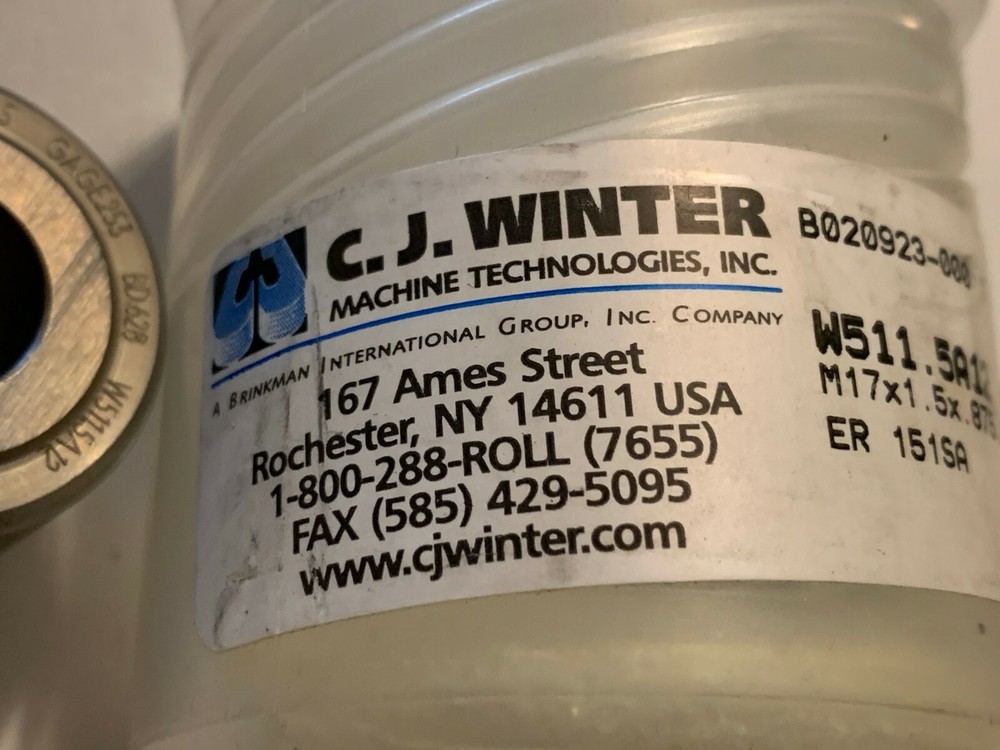 C J WINTER M17 X 1.5  THREAD ROLLING DIE