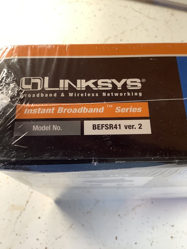 Linksys Etherfast Cable DSL 4 Port Nib Befsr41 Verv2