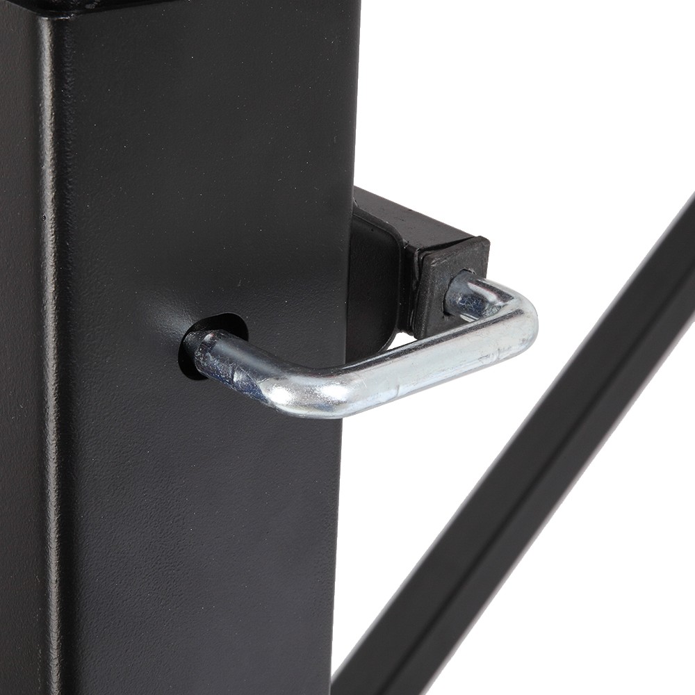 Adjustable Height Foldable Creeper for Automotive Workshop - Black