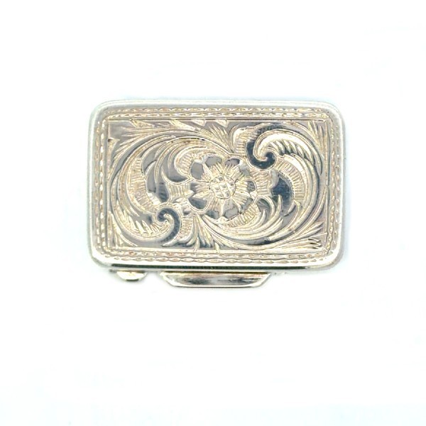 Sterling Silver Pill Box Antique