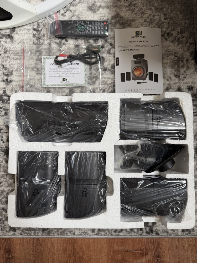 Bravius Audio Series IV Home Theater System
