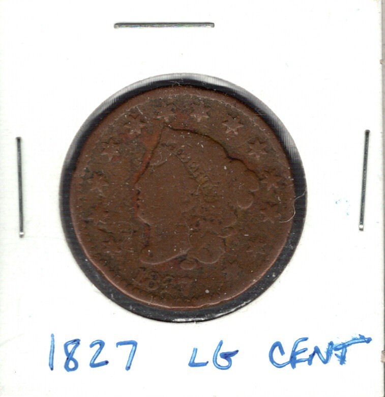 1827 LARGE CENT