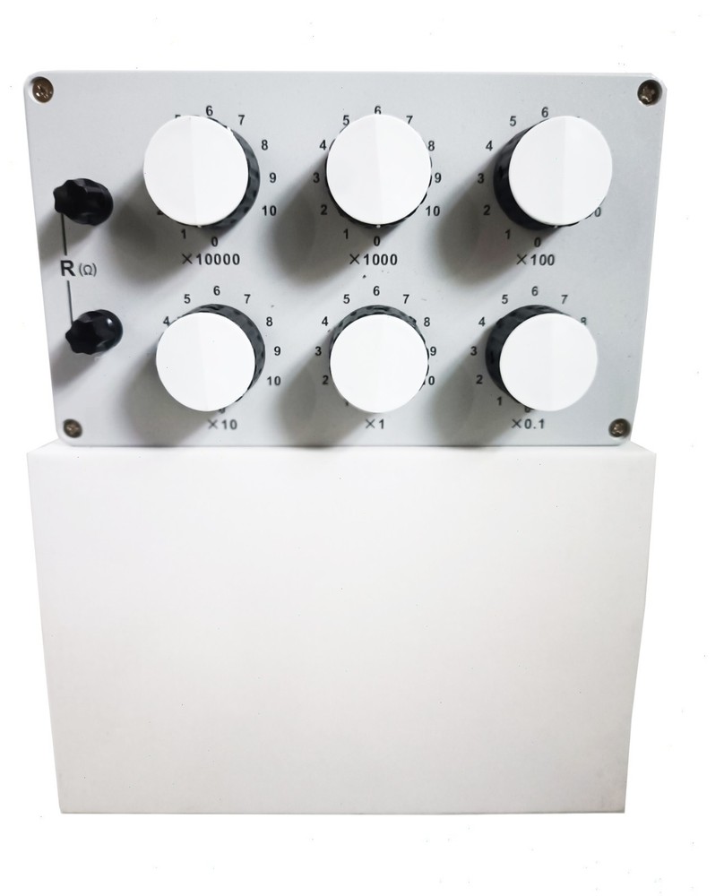 6 Dials DC Resistor DC Resistance Box Decade Resistor with Range 0.1-111111.0Ω