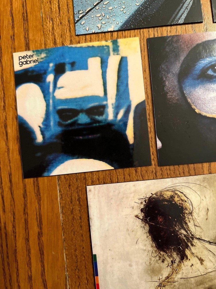 Peter Gabriel fridge magnets
