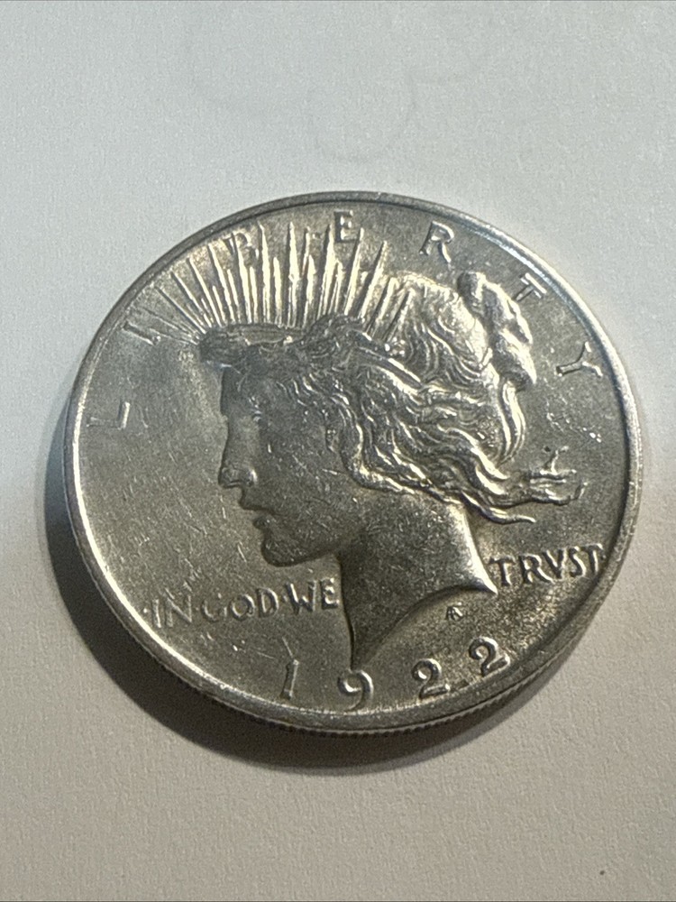 1922- $1 Peace Dollar, 90% Silver