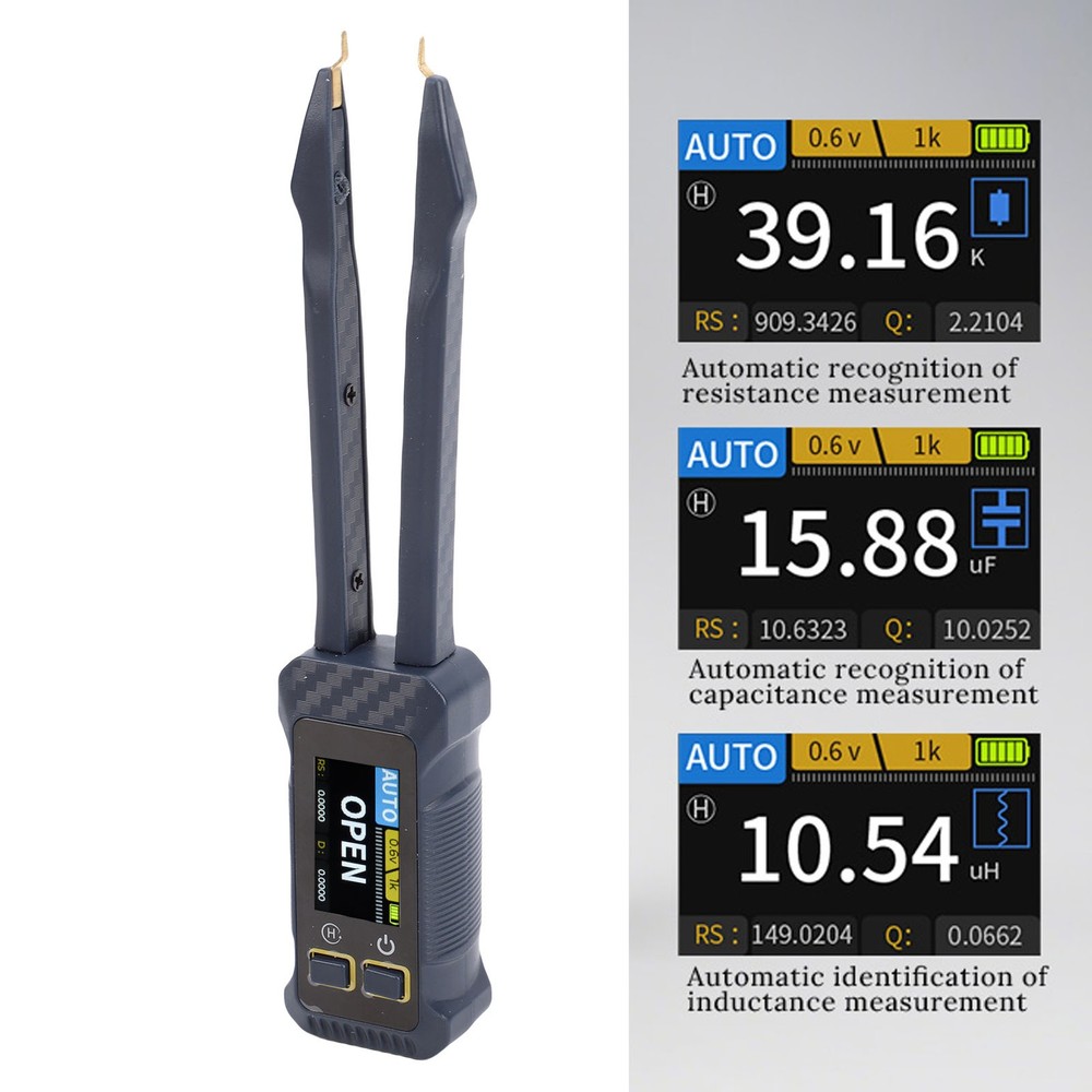 Bridge Tweezers SMD Component Tester Resistance Capacitance Inductance