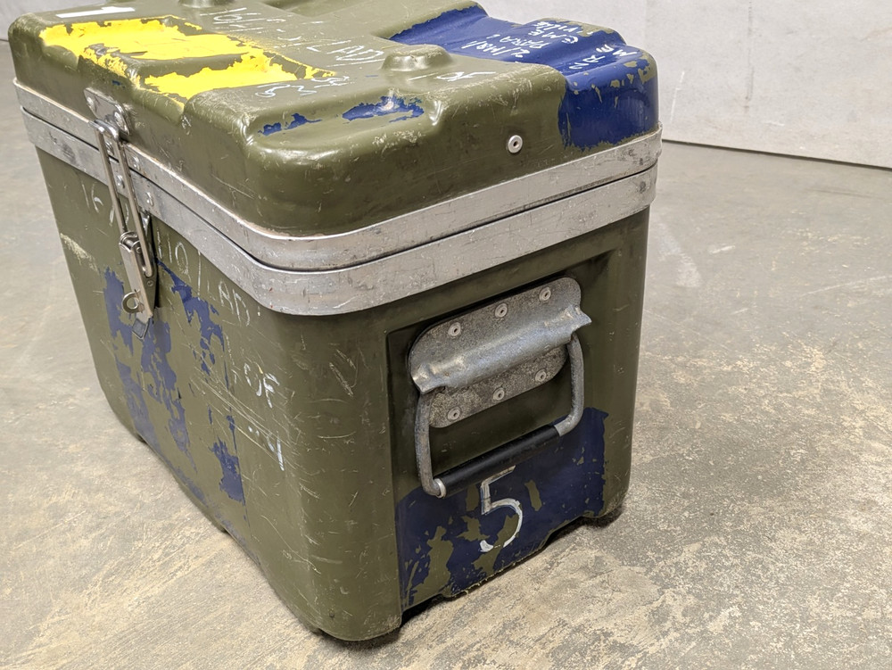 British Army Military MOD Lockable Equipment Transport Storage Case Box Tool Box