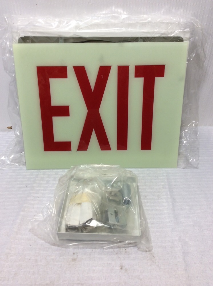 Metropolitan Series Exit Sign Duel Light 4V397 A.C. Model