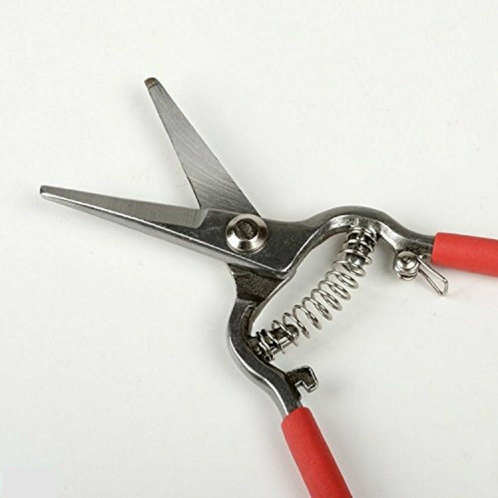 Grape Pruning Shear 8" Quick Cut Soft Grip Handle Pruning Shear Spring Loaded Tr