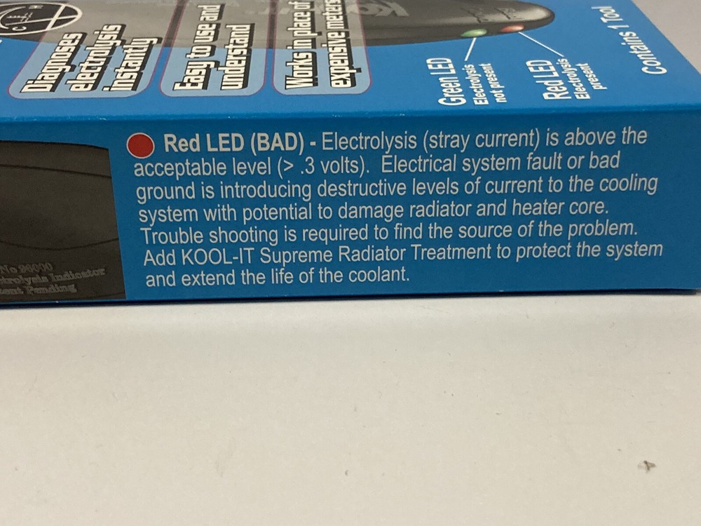 LUBEGARD KOOL-IT 96000 ELECTROLYSIS INDICATOR