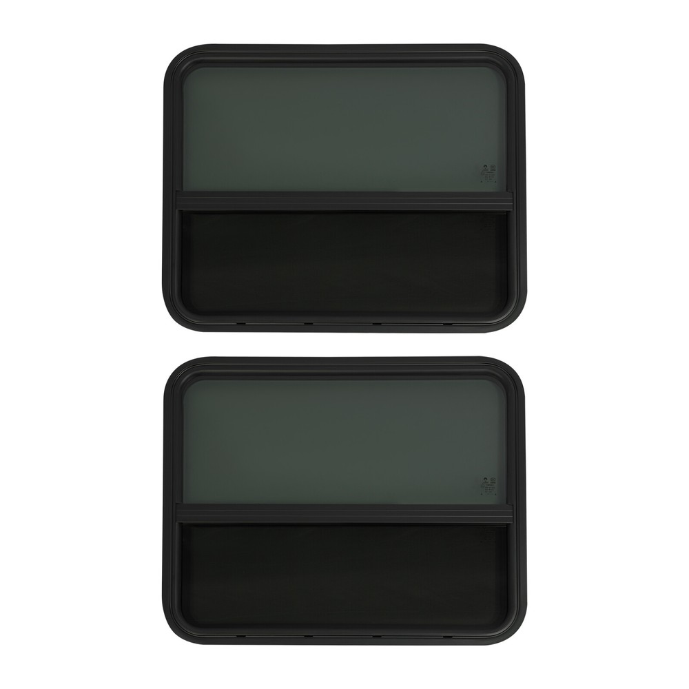 RV Window Rectangular Vertical Slide Window Venting Window Clip-on Mounting