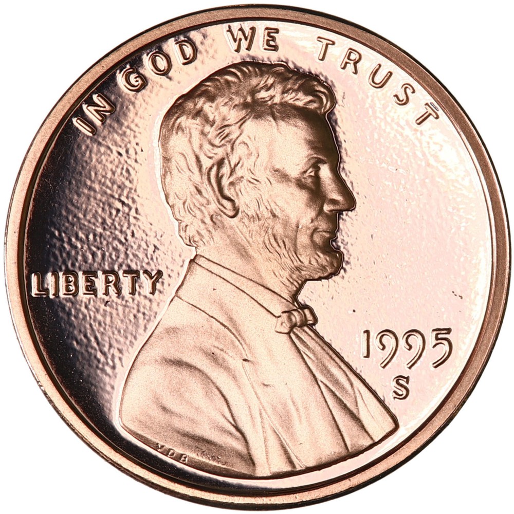 1995 S Proof Set Original Box & COA 5 Coins CN-Clad