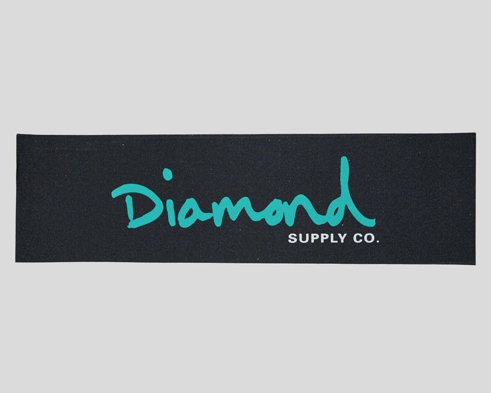 2 X Diamond Supply Co. OG Script Logo Blue Skateboard Grip Tape Sheets