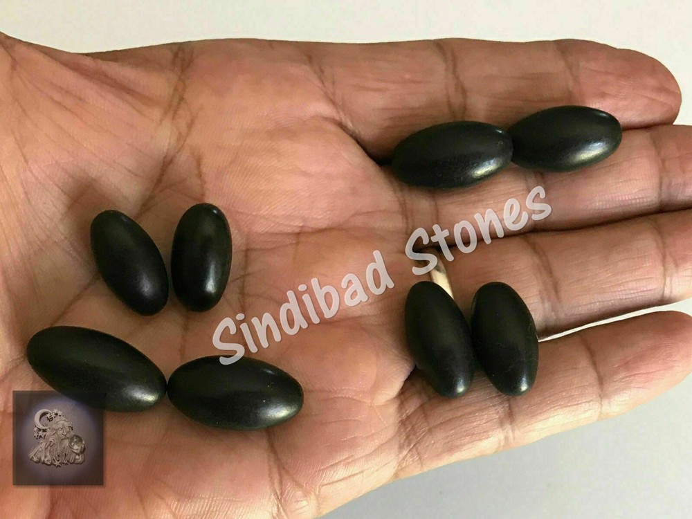 Black Snake Stones Pair - حجر الثعبان الاسود - زوج خرزة الحية - للقوة والقيادة