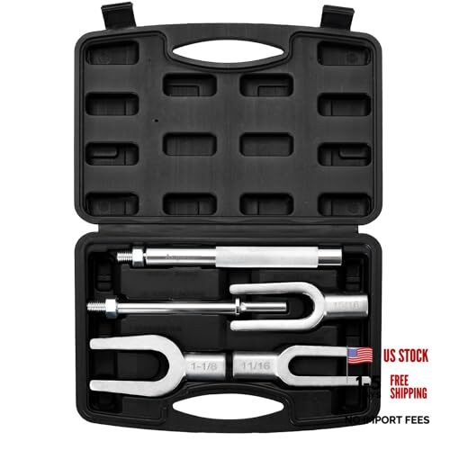 Pickle Fork Ball Joint Separator Set | 5PCS Pickle Fork Tool Set, Ball Black