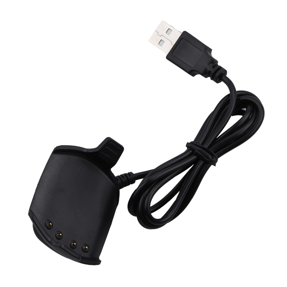 1M USB Charger Cable Sync Data Clip For Garmin Approach S2 S4 GPS Watch