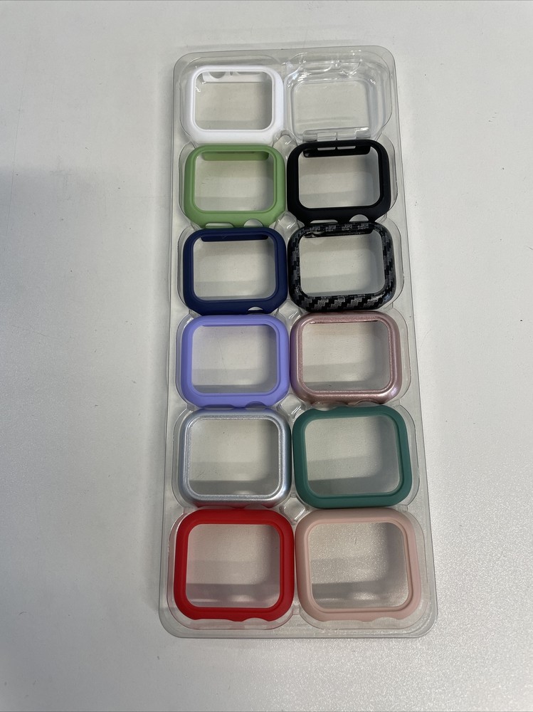 12 Pack 40mm Smart Watch case (No screen protection inc) multicolor options