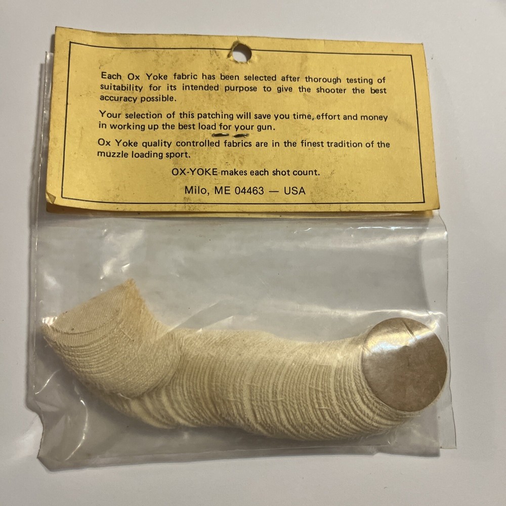 OX-Yoke Originals Muzzle Loader Patches Dry