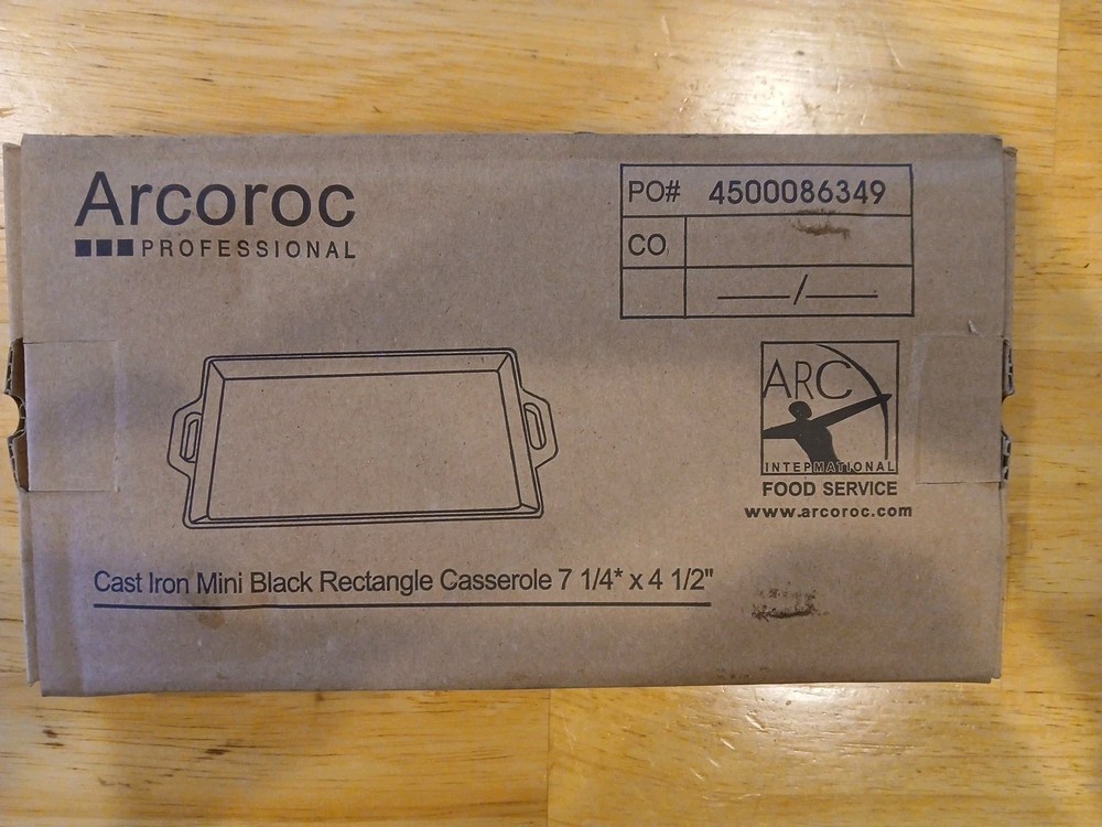 ARCOROC Cast Iron Mini Servers rectangle 7.25" X 4.5"