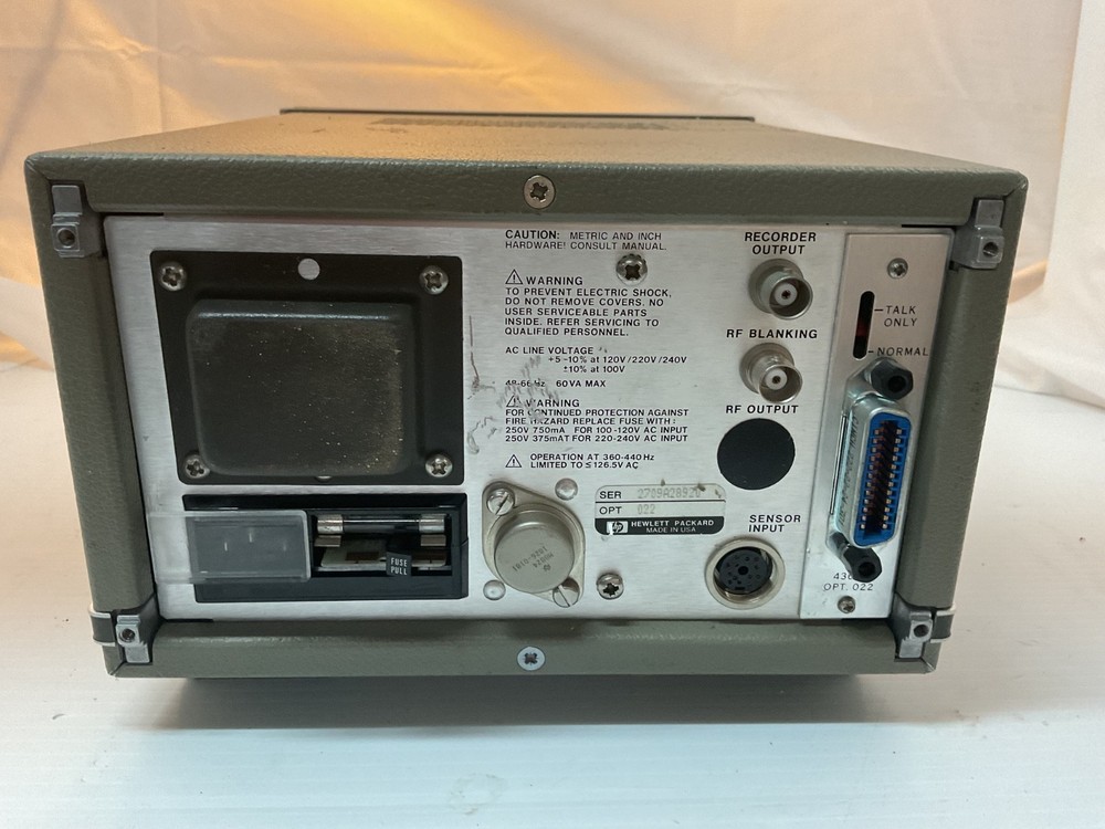 1078 Hewlett Packard 436A Power Meter