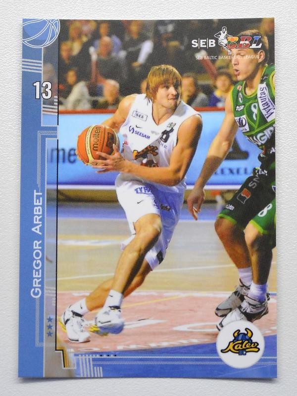 2006-07 SEB BBL Kalev Pick a Player Card