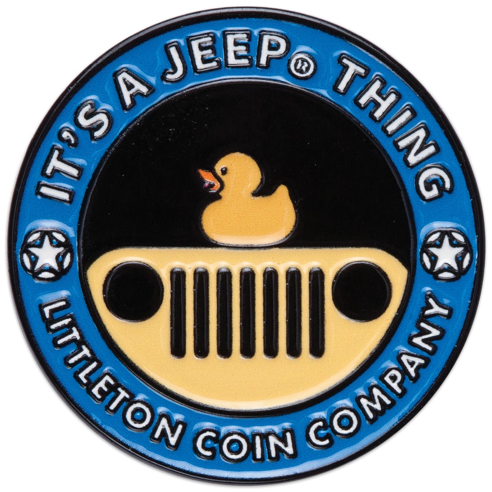 JEEP Snowman Duck Challenge Coin