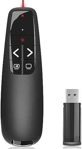 USB Wireless Presenter PPT Remote Laser Pointer For Laptop Mac,Computer latest