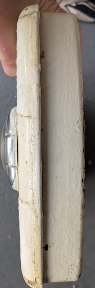 Vintage Borg Bathroom Scale White Great Working Condition 1950s