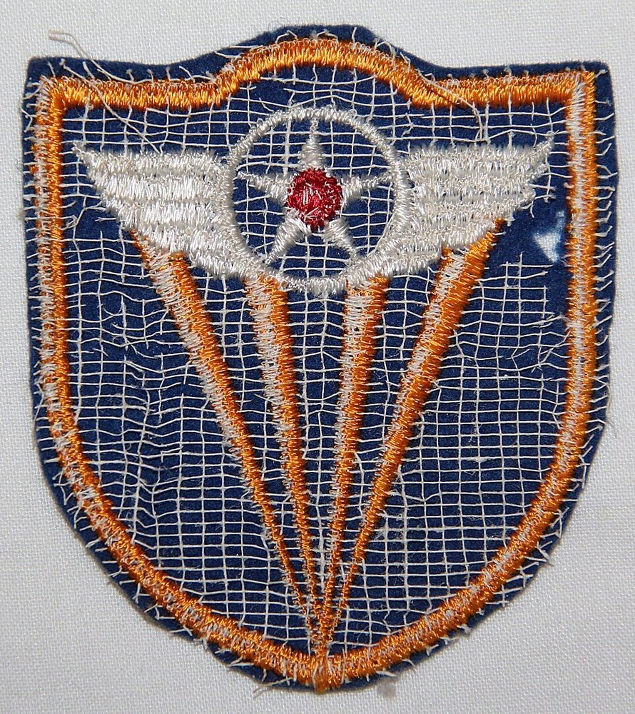 ORIGINAL WWII EMBROIDERED ON WOOL FELT 4TH AAF PATCH