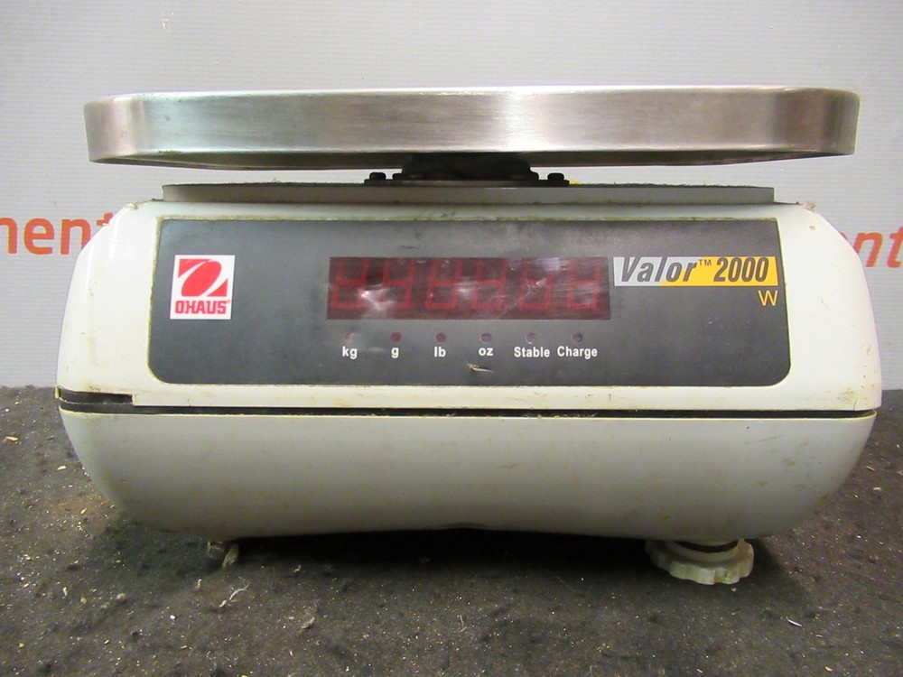 Ohaus V21PW15 Valor 2000 Water Resistant Precision Scale Portioning Dual Display