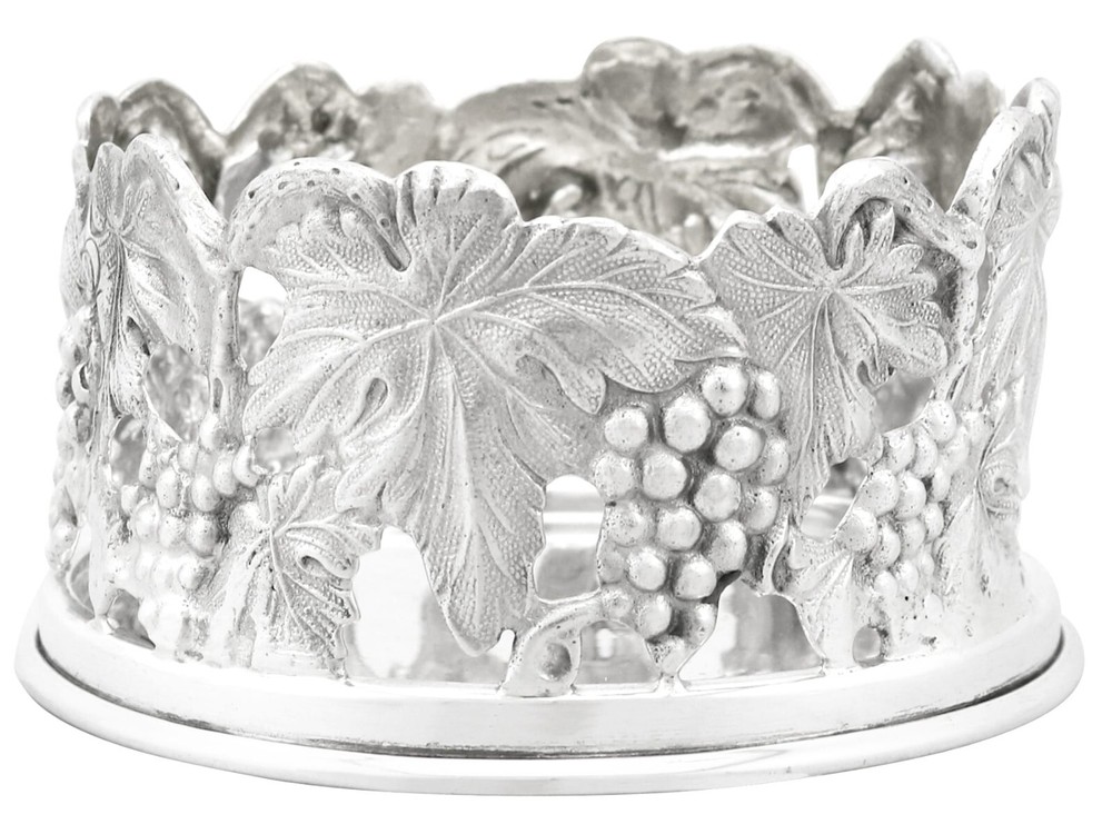 Continental Silver Coasters, European, 1960s