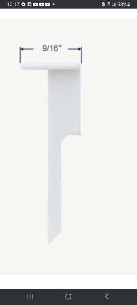 Replacement Toppsash Guide For Norandex Windows